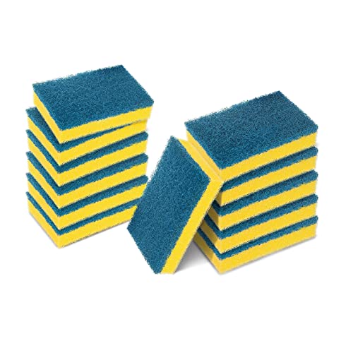 Scotch-Brite Spugna abrasiva antigraffio Delicate, 12 pezzi - ideale per la pulizia quotidiana di piatti, padelle anti-aderenti e vetro