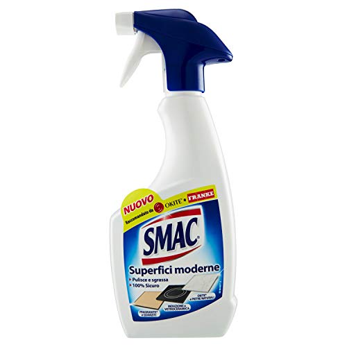 Smac - Sgrassatore Spray per Superfici Moderne e Delicate, Detergente per Casa e Cucina, 500ml